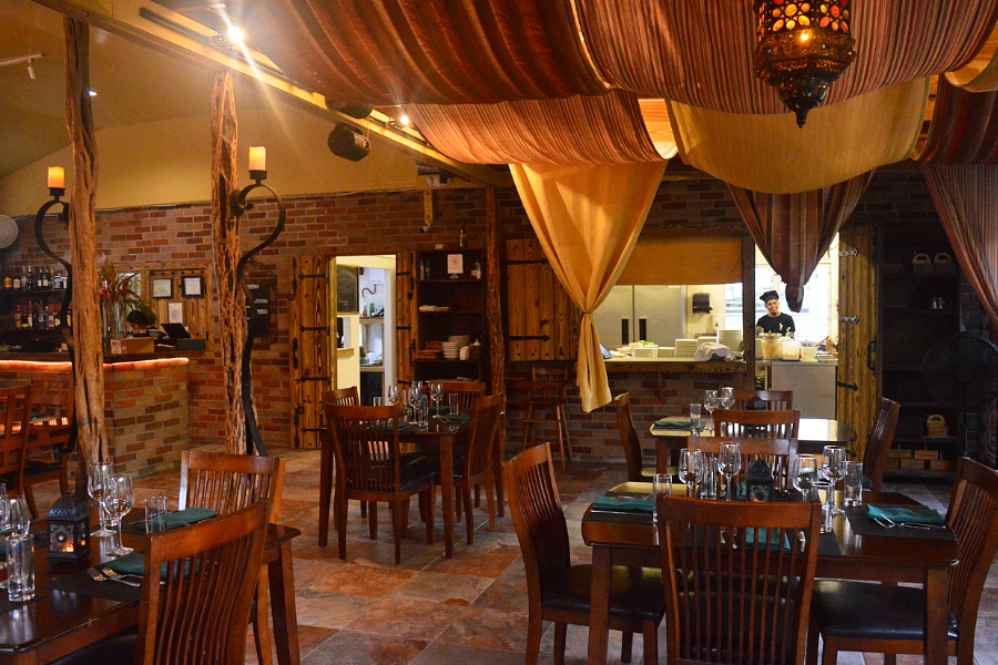 Italian restaurant on Caye Caulker in Belize